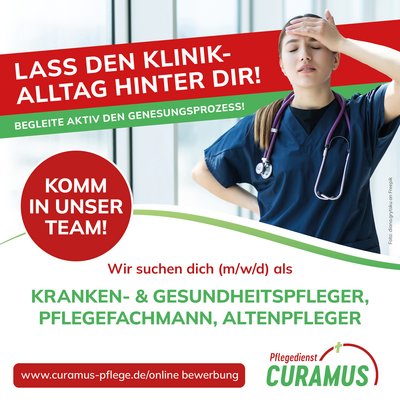 Pflegefachkraft Krankenpfleger Gesundheitspfleger Pflegefachmann Altenpfleger (m/w/d) gesucht Job / Stelle